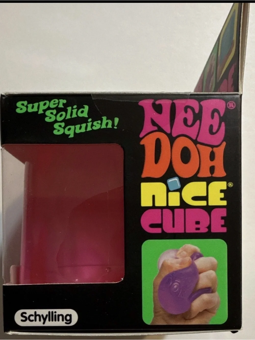 Nice Cube Super Solid Squish - Hot Pink